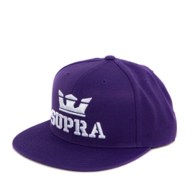 Supra ABOVE SNAP Hatt Tilbehør Lilla/Hvite | NO-95586